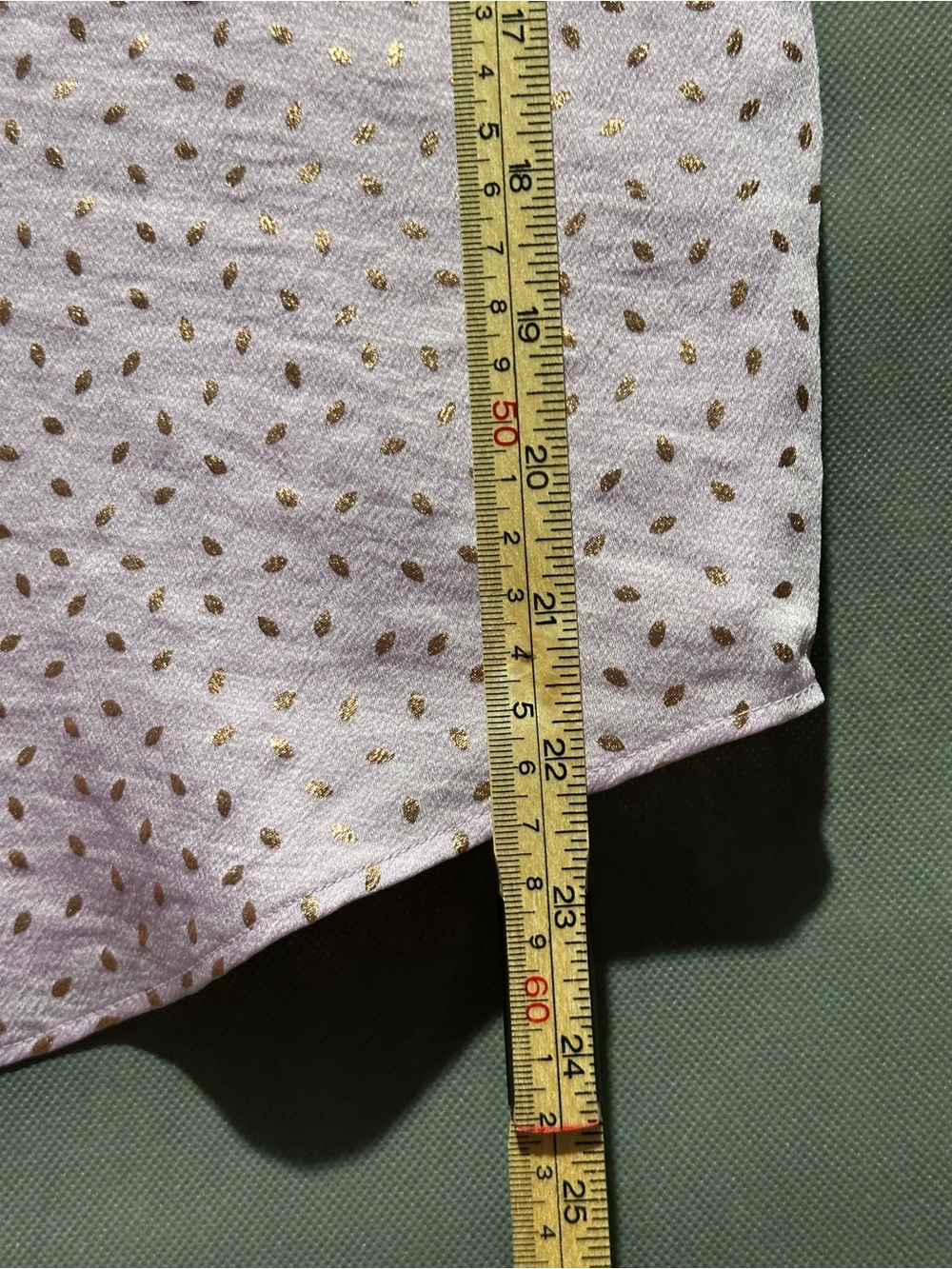 NWT Express Lavender Gold Foil Dotted Cami Tank Top Medium - Picture 6 of 6